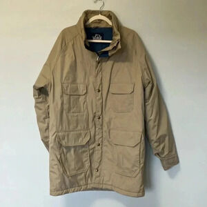 Woolrich vintage tan jacket made  in USA